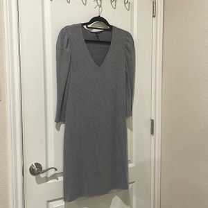 Comfy and beautiful WHBM gray dress!